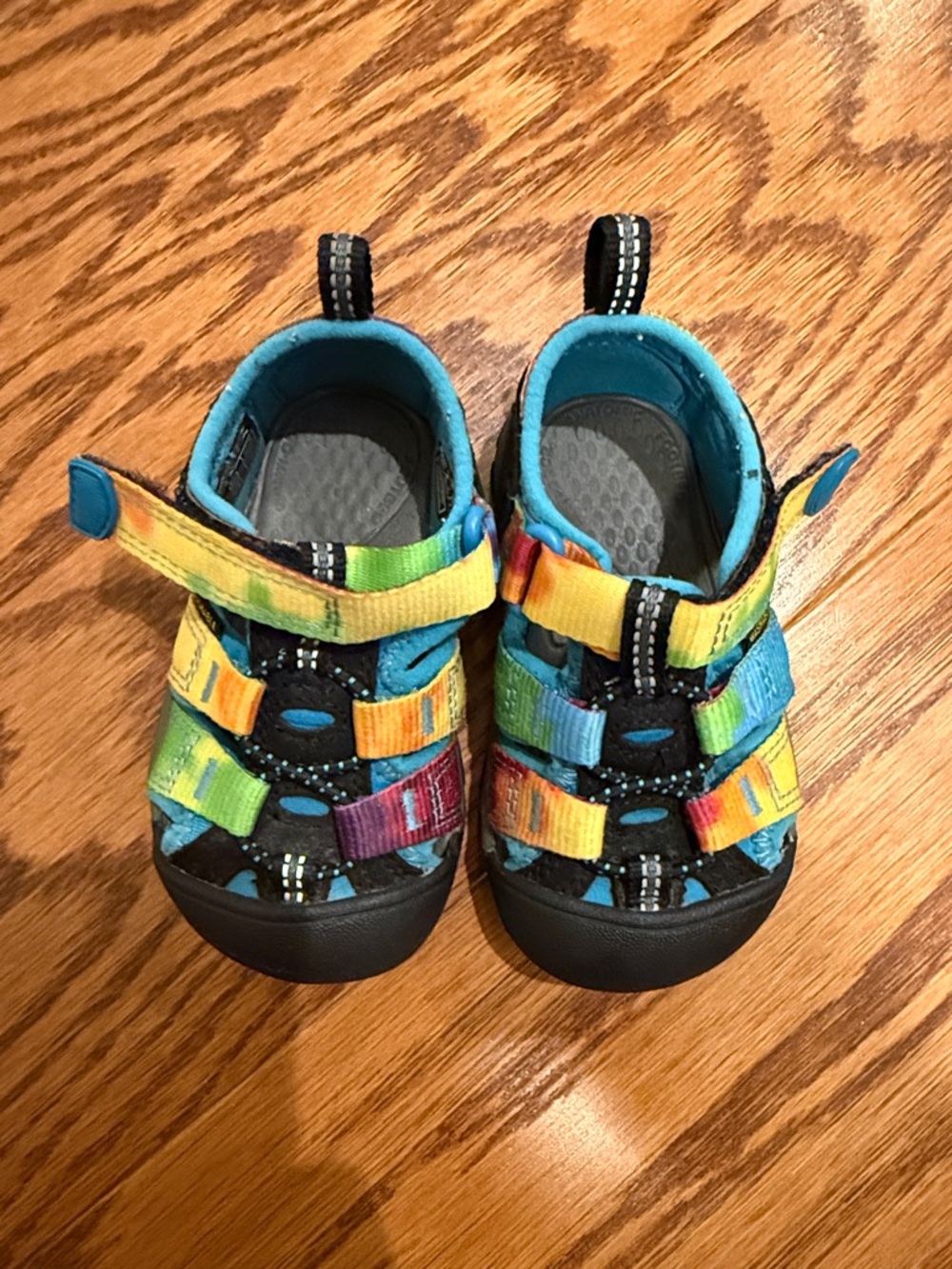 Keen seacamp infant kids sandal rainbow tie dye